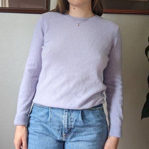 Quince Lavender Cashmere Sweater